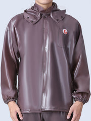 Windproof Rain Set, High Elastic Thick Raincoat & Pants, Outdoor Cycling Hiking