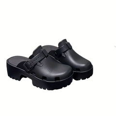 Women's Solid Sports Sandals Wear Resistance Non Slip Soft Outdoor Slippers
