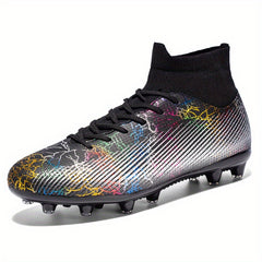 Youth Spiked Football Boots Anti-Skid Training Shoes