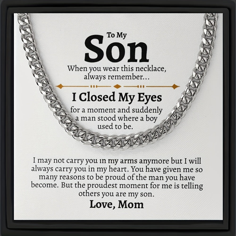 Hip Hop Style Chain Necklace Decorative Accessories Gift For Son