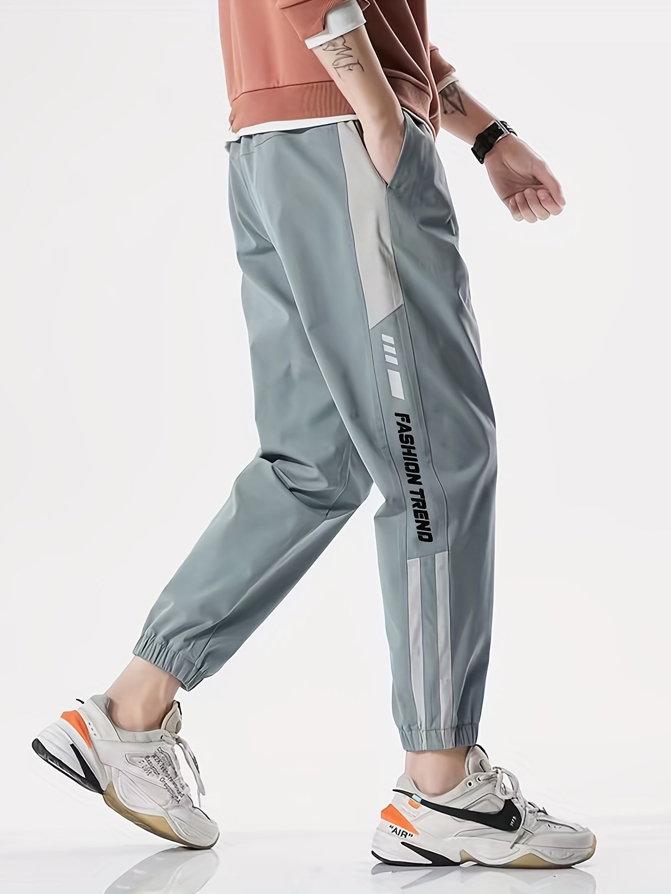 Boy's Letter Graphic Print Jogging Pants for Spring Autumn