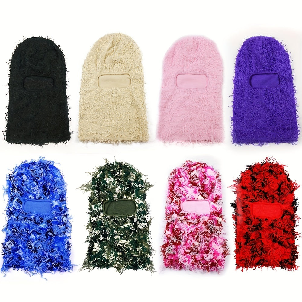 Unisex Thermal Winter Knitted Mask Full Face Cover Outdoors