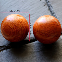 Wooden Finger Strength Training Grip Ball - 2pcs