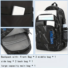 Large Capacity Schoolbag Backpack For Students
