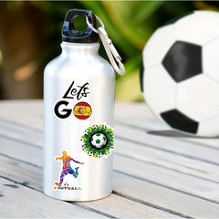 100pcs Soccer Stickers Vinyl Waterproof Stickers For Water Bottles Luggage