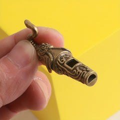 Brass Whistle Dragon Monkey Elephant Design Outdoor Survival Emergency