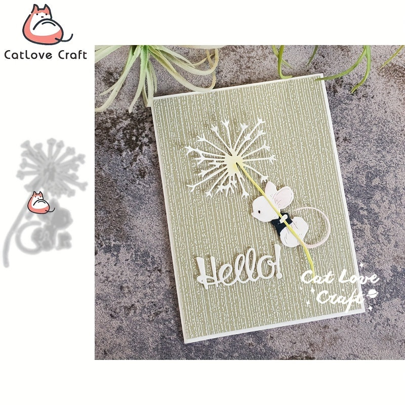 1pc Mouse Metal Cutting Dies Scrapbooking Mold Stencil Die Cuts DIY Craft