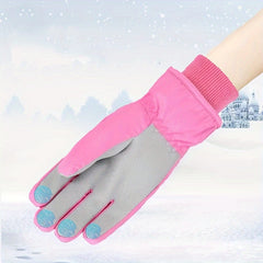 Sweet Princess Winter Gloves for Girls, 5-Layer Windproof & Waterproof