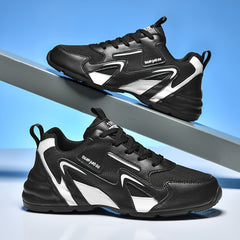 Men's Low Top Basketball Shoes Non Slip Lace Up Durable Sneakers