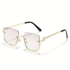 Men's Half Frame Sunglasses Couple's Versatile Sunglasses
