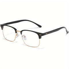 Men's Anti Light Business Glasses with Case