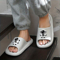 Men's Cartoon Printed Slides Non Slip Slippers