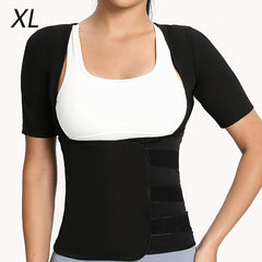 Women's Body Shaper Yoga Suit Sports Sweat Tank Top Fitness