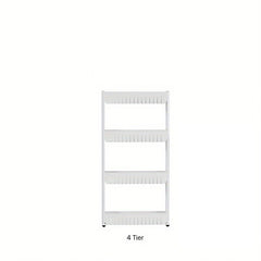Slim Slide Out Pantry Storage Rack with 4 Baskets