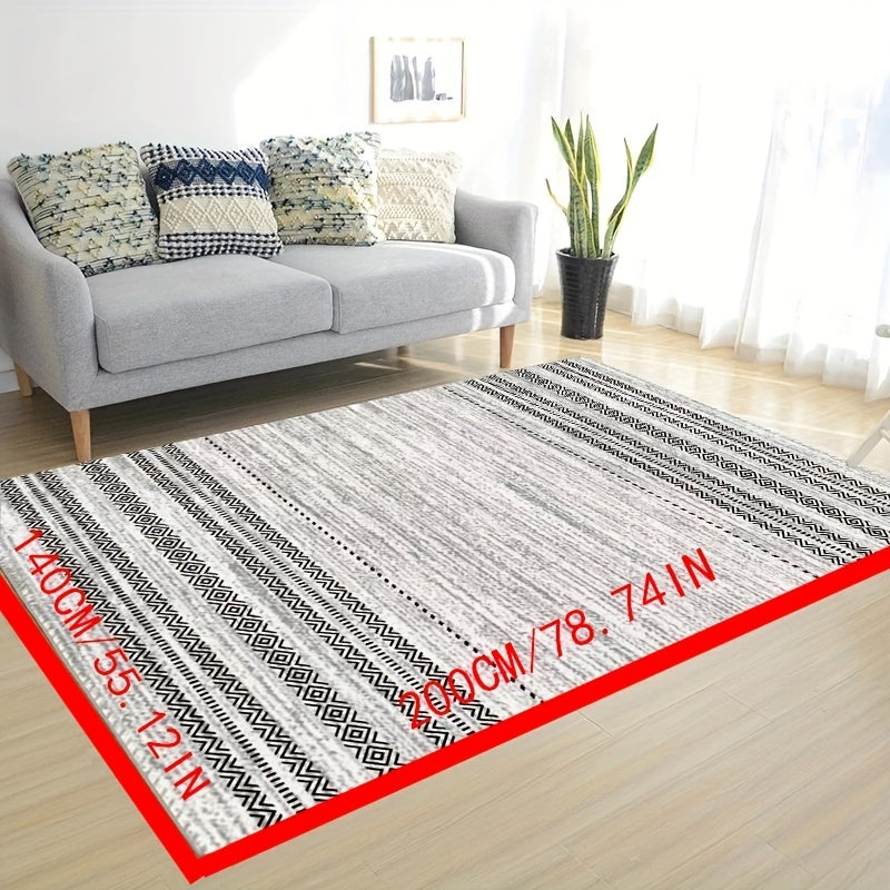 Nordic Soft Area Rug Non Slip Washable Mat