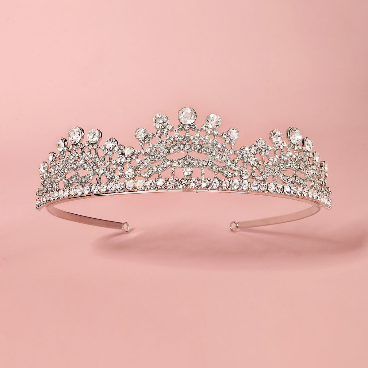 Baroque Wedding Crown and Queen Crowns Rhinestone Bridal Tiara