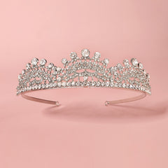 Baroque Wedding Crown and Queen Crowns Rhinestone Bridal Tiara