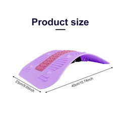Silicone Lumbar Stretcher Massage Strip Back Cushion