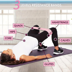 Resistance Bands Set for Full Body Fitness Training