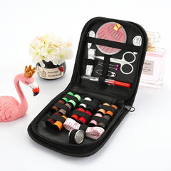 1pc Sewing Kit Box Embroidery Handwork Tool Storage Bags Needles Thread Scissor