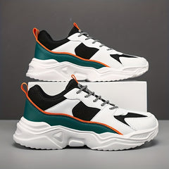 Men's Breathable Chunky Sneakers for Jogging Gym