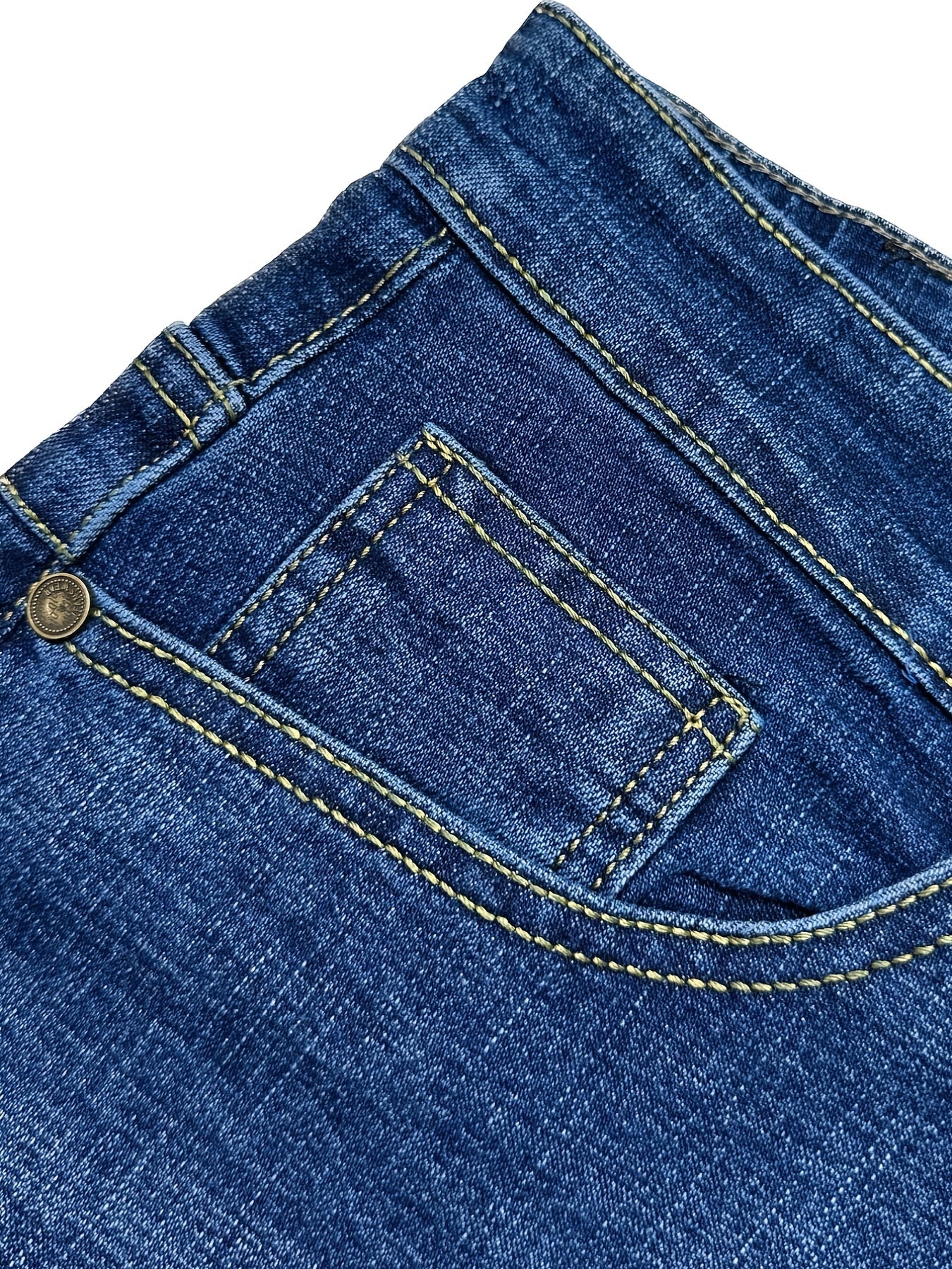 Men's Stretch Straight Leg Jeans