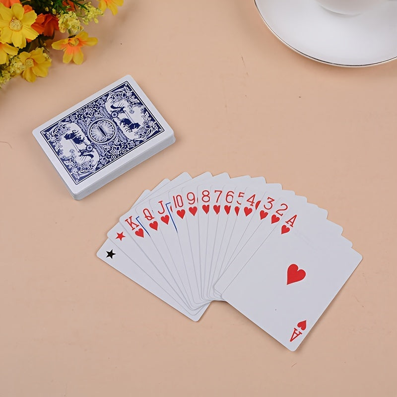 Card Carriage Pattern Wide Poker Card Table Game Toy Props