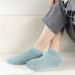 5 Pairs Men's Thin Cotton Low cut Socks For Outdoor Sports