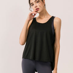 Backless Split Knot Yoga Tank Top for Women