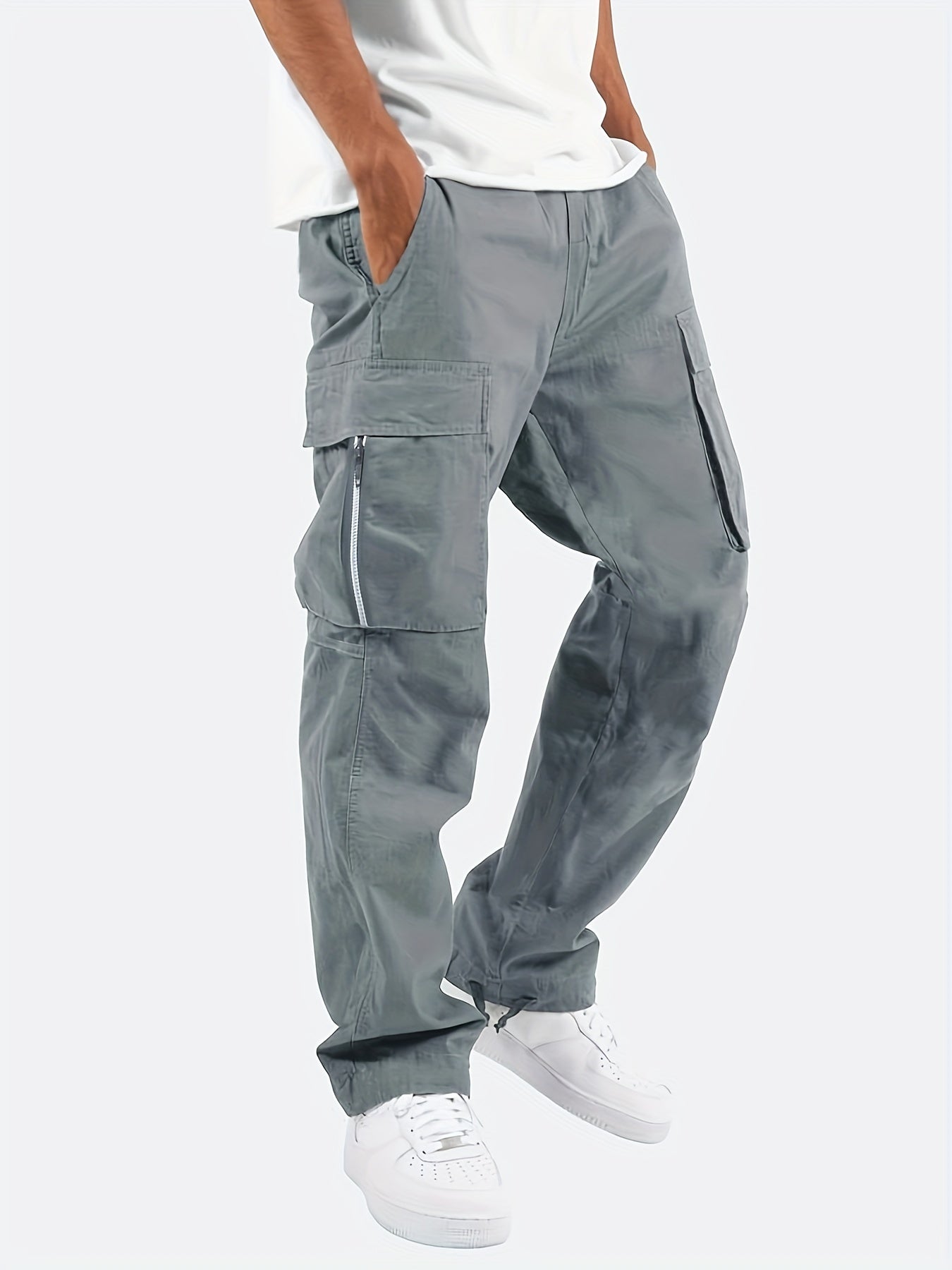 Men's Cargo Pants with Flap Pockets