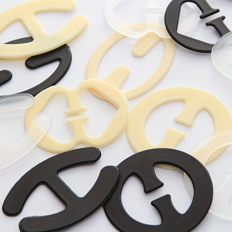 5pcs Invisible Bra Strap Clips Non slip Buckles for Braless Look