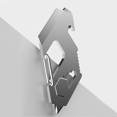 Metal Buckle With Bottle Opener Ruler Saw Screwdriver Multitool
