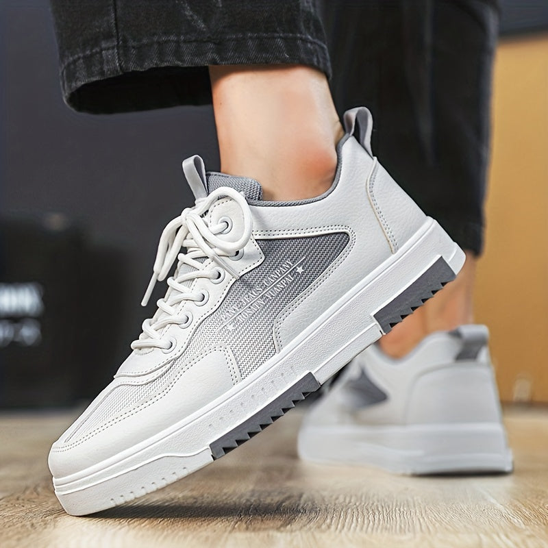Men's Gradient Lace-up Sneakers Skate Shoes