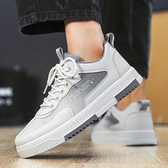 Men's Gradient Lace-up Sneakers Skate Shoes