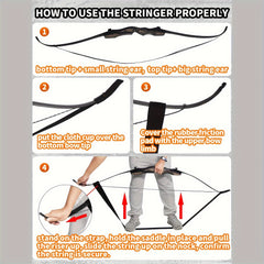 Archery Recurve Bow Stringer Tool For Recurve Bow And Longbow