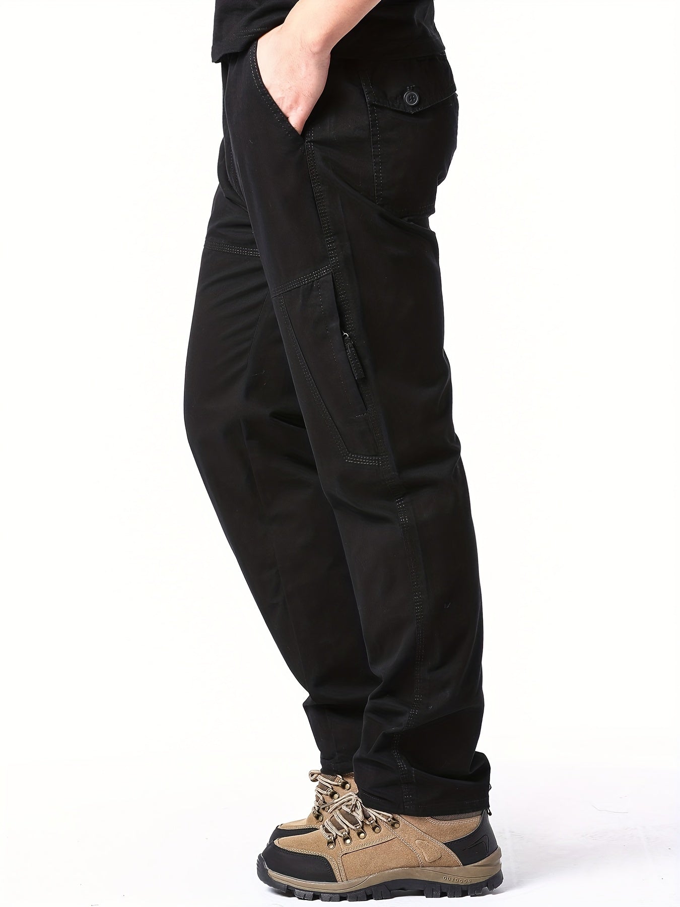 Men's Cargo Pants Loose Straight Casual Outdoor Sports