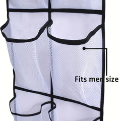Portable Foldable Mesh Shoe Storage Bag Large Capacity