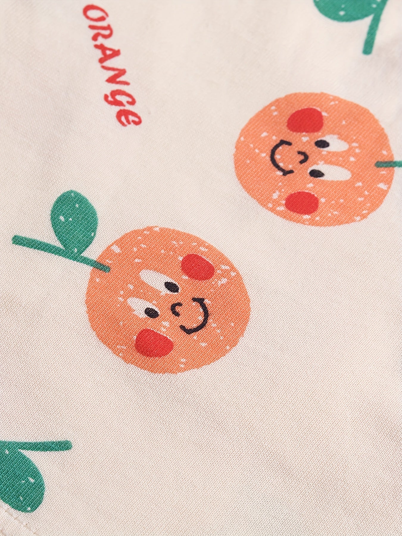 Girls Fruit Print Summer Shorts