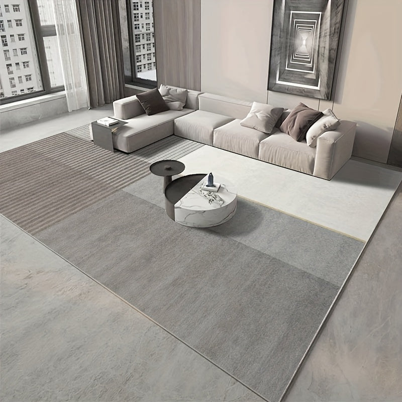 Modern Geometric Area Rug Non Shedding Floor Carpet Machine Washable