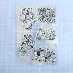 Water Drop Silicone Transparent Stamp