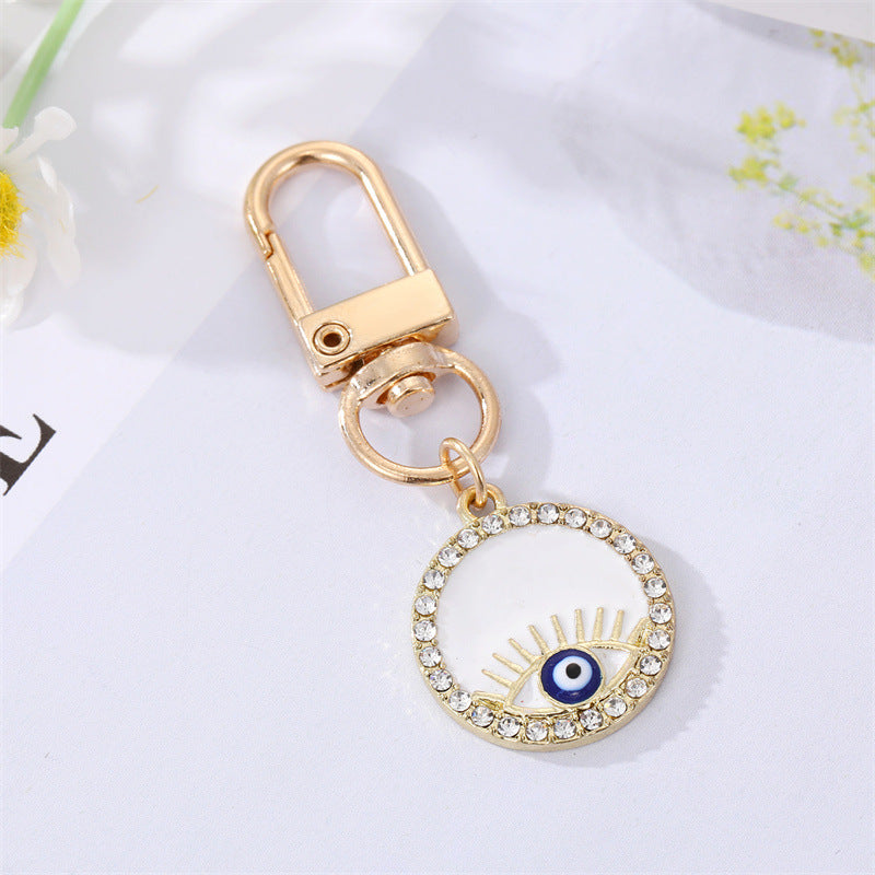 Evil Eye Keychain Car Keyring Bags Ornament Jewelry