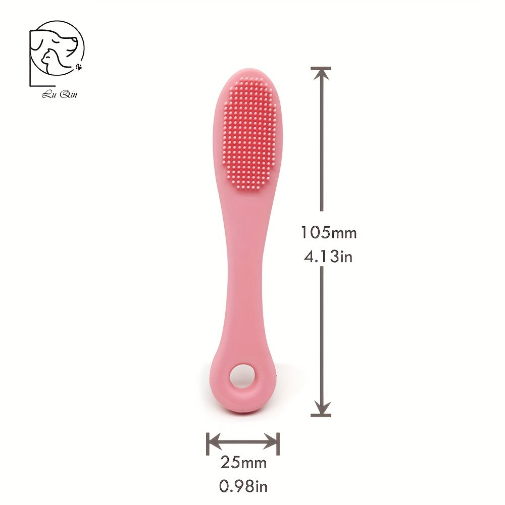 Soft Silicone Pet Finger Brush Dog Teeth Cleaning Brush