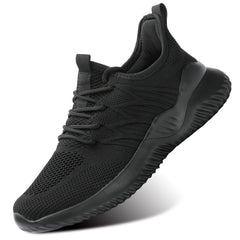 Breathable Knitted Platform Sneakers for Women - Running Shoes