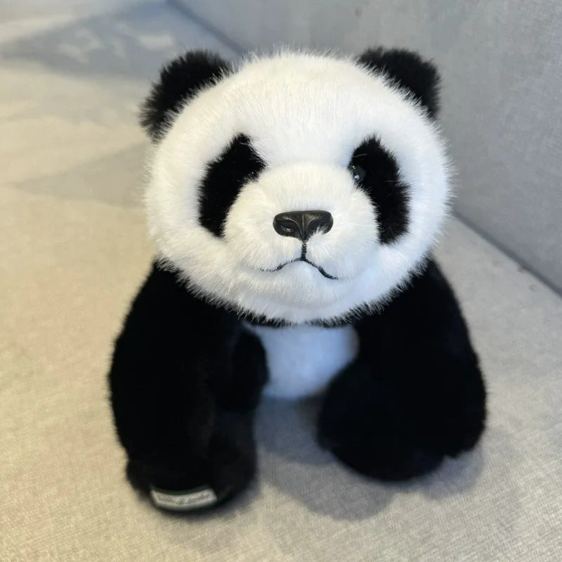 Furry Panda Plush Doll Toy Birthday Gift