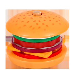 Wooden Burger Toy Set with Order Card Games