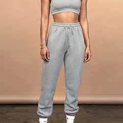 Casual Two Piece Set Tank Top & Drawstring Jogger Pants Outfit