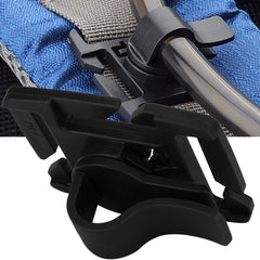 360 Rotatable Tube Clamp Hose Clip For Hydration Backpack Drink Tube Holder