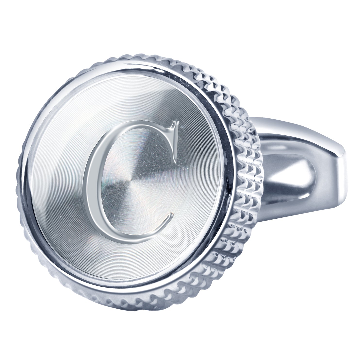 Men's Classic Letter Cufflinks for Business Casual