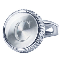 Men's Classic Letter Cufflinks for Business Casual
