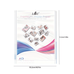 L&C Photo Paper A4 3R 4R 5R Size 230GSM 210mmx297mm PET High Gloss
